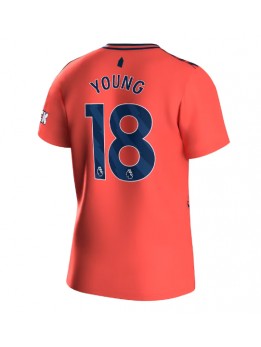 Everton Ashley Young #18 Replika Borta Kläder 2023-24 Kortärmad